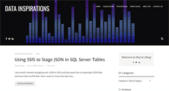 Desktop Screenshot of blog.datainspirations.com